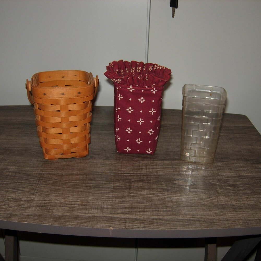 1998 Longaberger American Cancer Society " Horizon Of Hope " Basket Set